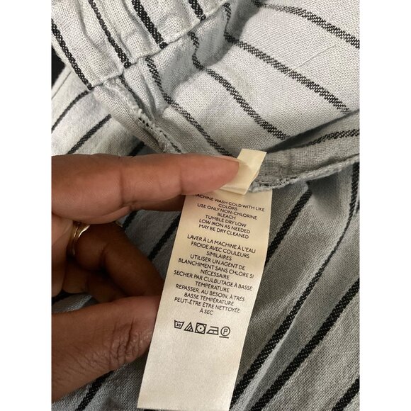 Free People Striped Jumpsuit in Black and White - Picture 6 of 14